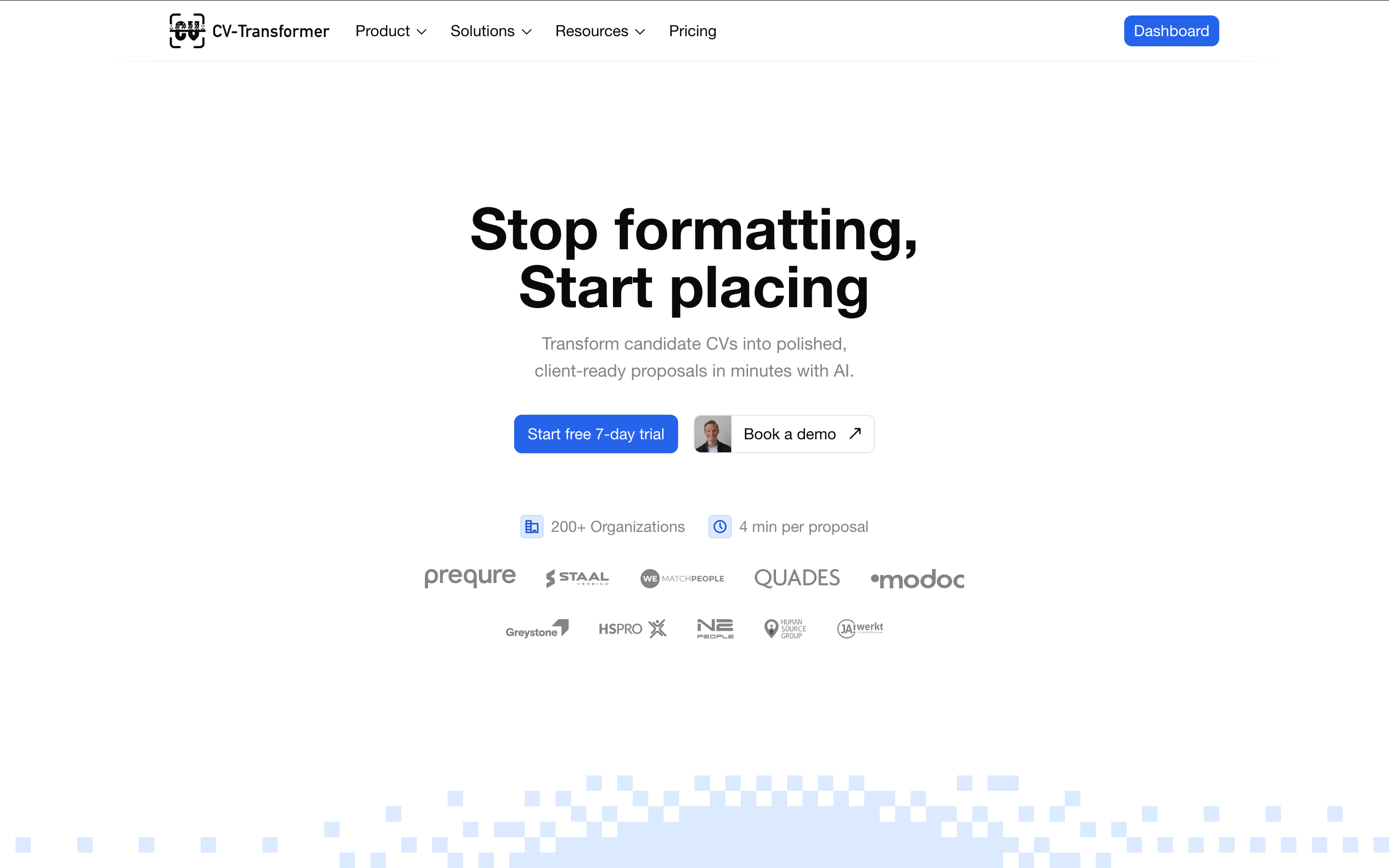 Screenshot of CV-Transformer – An AI tool in the ,AI Interview Assistant ,AI Recruiting ,AI Resume Builder ,AI Cover Letter Generator  category, showcasing its interface and key features.