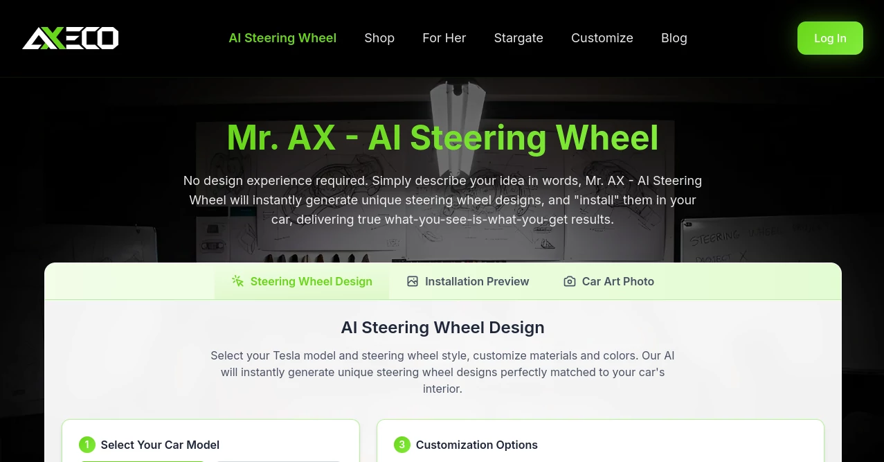 Screenshot of Mr. AX – An AI tool in the ,AI Product Description Generator ,AI Design Generator ,AI Graphic Design ,AI Interior & Room Design  category, showcasing its interface and key features.
