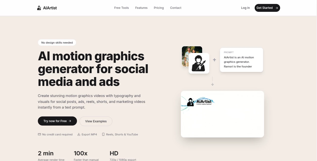 Screenshot of AiArtist – An AI tool in the ,AI Text to Image ,AI Photo & Image Generator ,AI Art Generator ,AI Design Generator  category, showcasing its interface and key features.