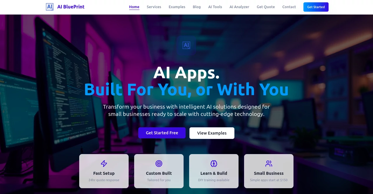 Screenshot of AI BluePrint – An AI tool in the ,AI Knowledge Management ,AI Education Assistant ,AI Productivity Tools  category, showcasing its interface and key features.