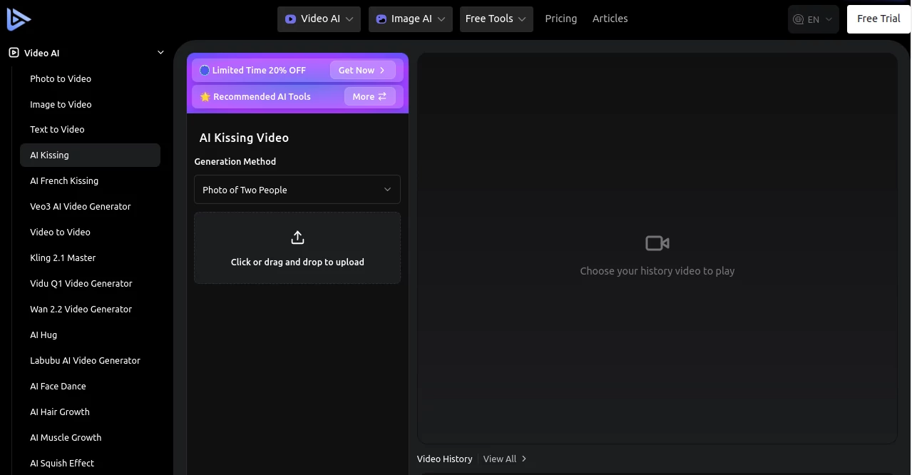 Screenshot of AI Facefy – An AI tool in the ,Photo & Image Editor ,AI Photo Enhancer ,AI Selfie & Portrait ,AI Image to Video ,AI Video Editor  category, showcasing its interface and key features.
