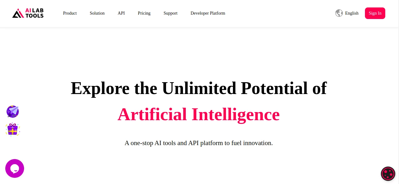 Screenshot of AILab Tools – An AI tool in the ,AI Photo & Image Generator ,Photo & Image Editor ,AI Art Generator ,AI Tools Directory  category, showcasing its interface and key features.