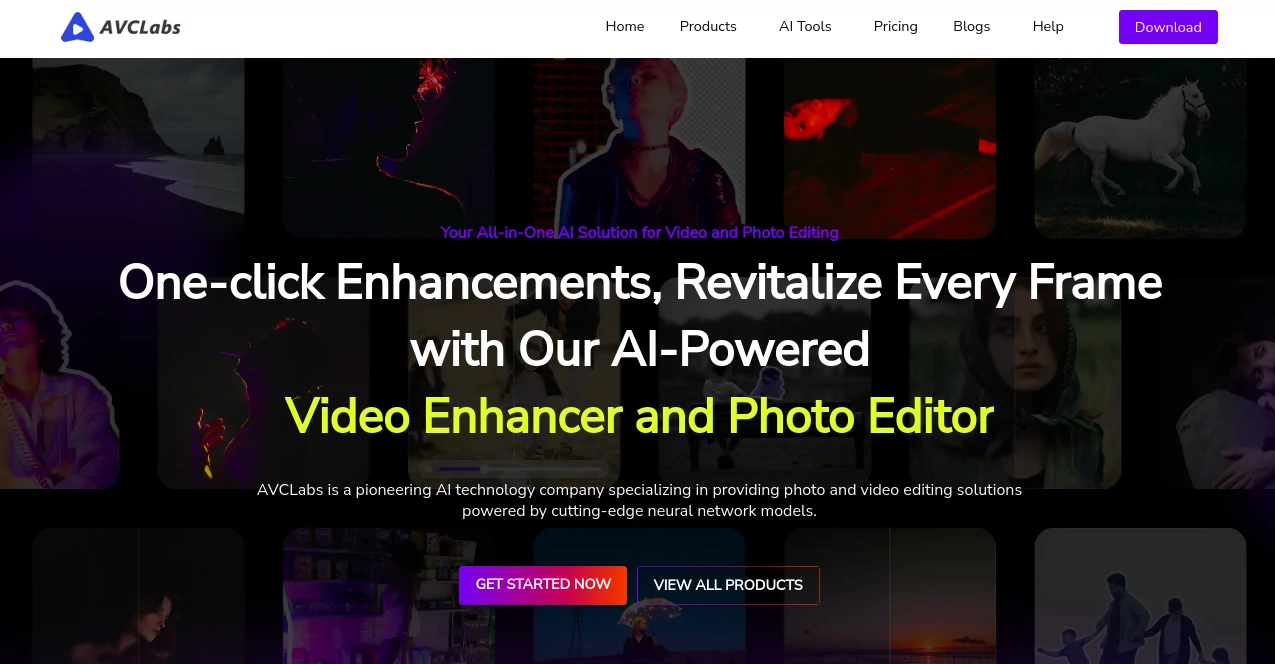 Screenshot of AVClabs – An AI tool in the ,AI Photo & Image Generator ,AI Photo Enhancer ,AI Image Recognition ,AI Video Enhancer  category, showcasing its interface and key features.