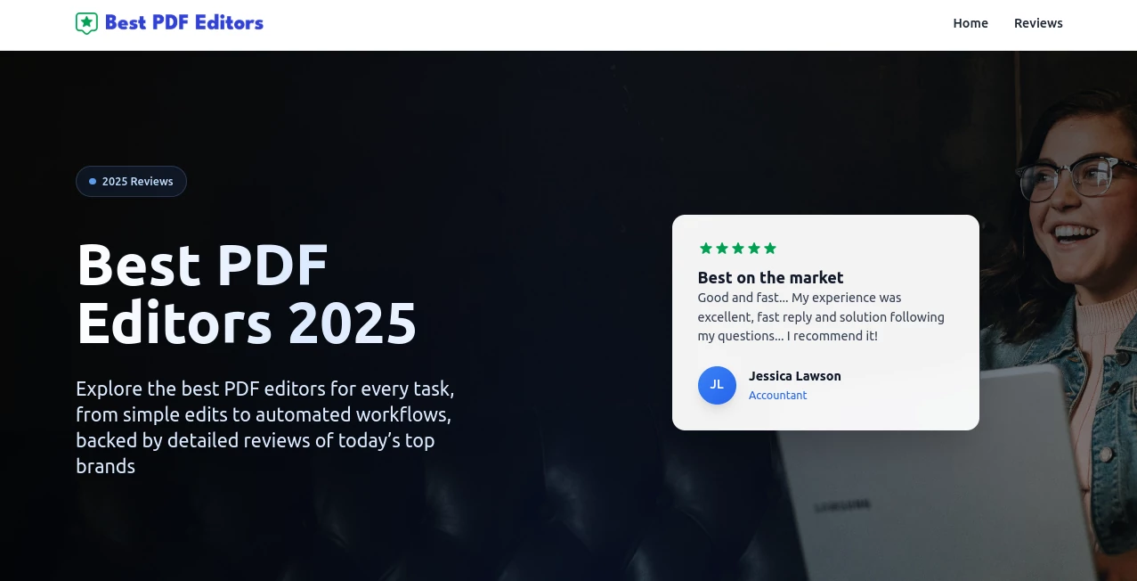 Screenshot of Best PDF Editors – An AI tool in the ,AI PDF ,AI Documents Assistant  category, showcasing its interface and key features.