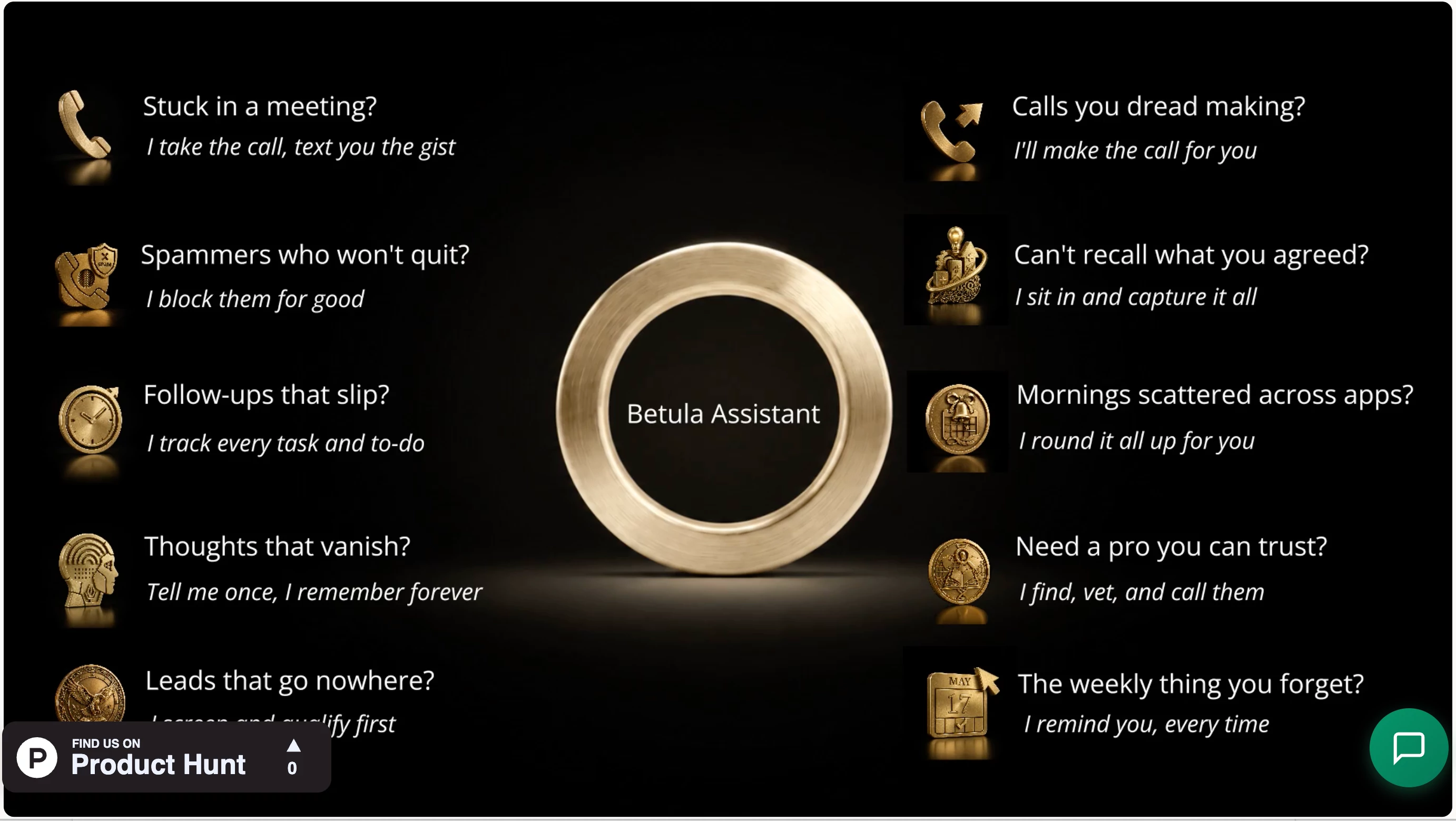 Screenshot of Betula AI – An AI tool in the ,AI Voice & Audio Editing ,AI Voice Assistants ,AI Productivity Tools ,AI Scheduling  category, showcasing its interface and key features.