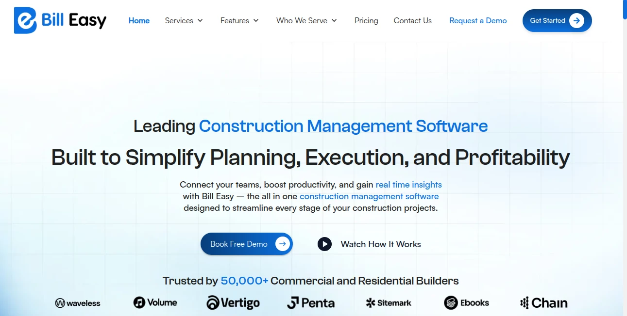 Screenshot of BillEasy Inc – An AI tool in the ,AI Workflow Management ,AI Project Management ,AI E-commerce Assistant  category, showcasing its interface and key features.
