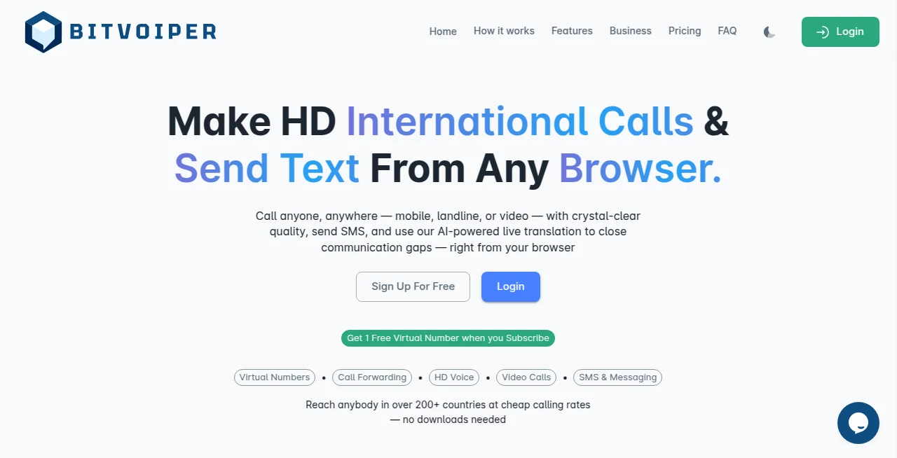 Screenshot of Bitvoiper – An AI tool in the ,AI Voice & Audio Editing ,AI Speech Synthesis ,AI Voice Assistants ,AI Productivity Tools  category, showcasing its interface and key features.