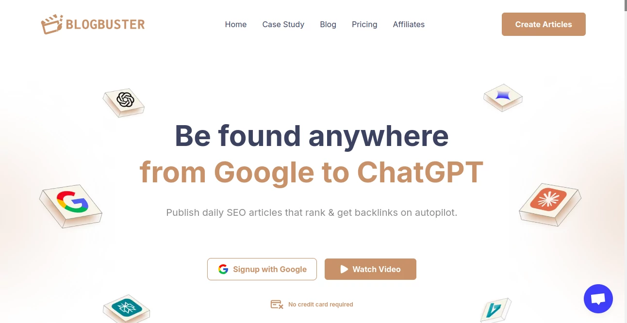 Screenshot of BlogBuster – An AI tool in the ,AI Blog Writer ,AI Content Generator ,AI SEO Assistant ,AI Marketing Plan Generator  category, showcasing its interface and key features.