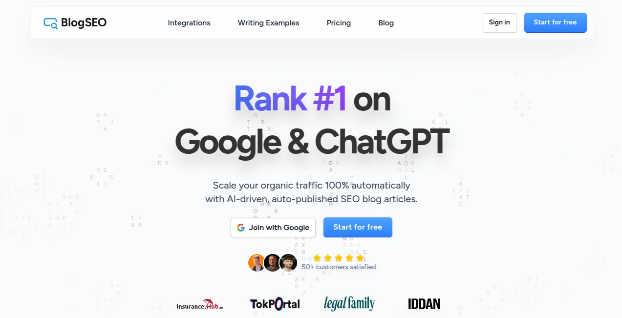 Screenshot of BlogSEO – An AI tool in the ,AI Blog Writer ,AI Writing Assistants ,AI Content Generator ,AI SEO Assistant  category, showcasing its interface and key features.