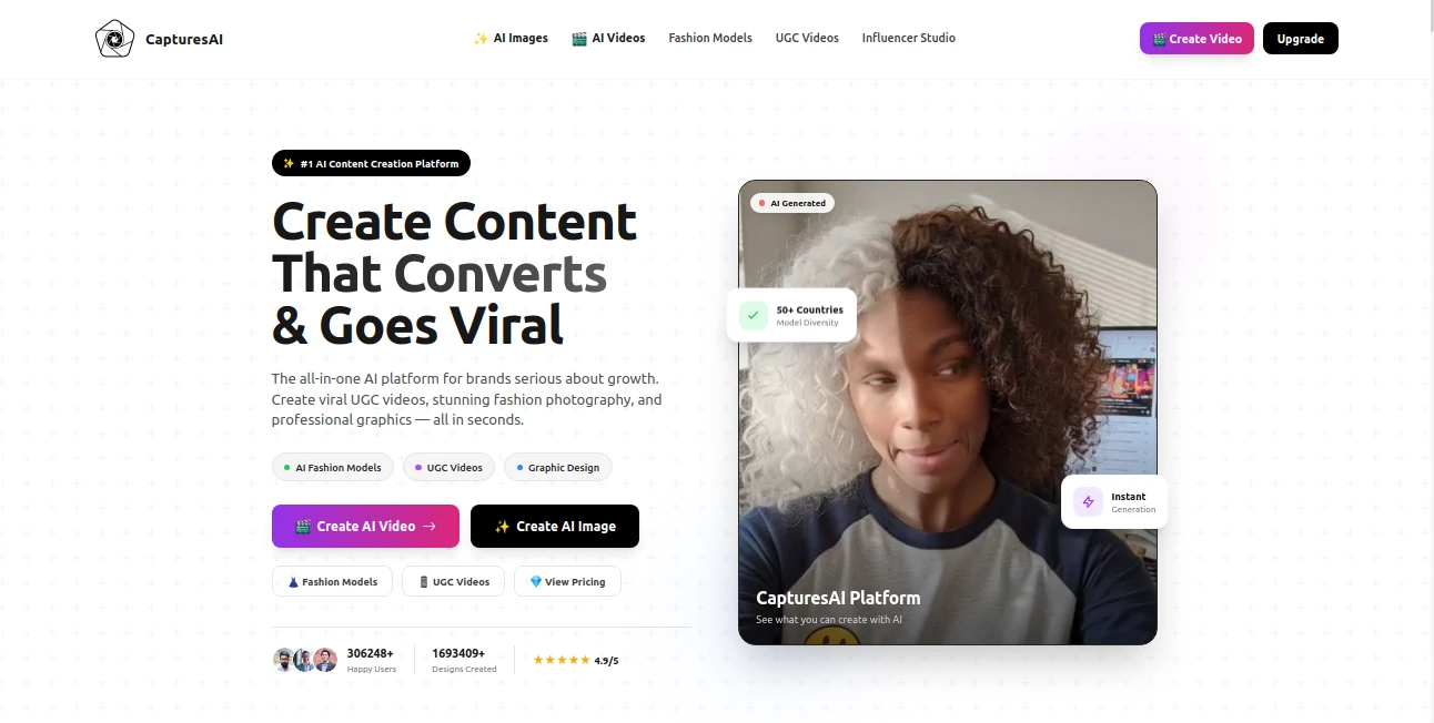 Screenshot of CapturesAi – An AI tool in the ,AI Recording ,AI Productivity Tools ,AI Meeting Assistant ,AI Documents Assistant  category, showcasing its interface and key features.