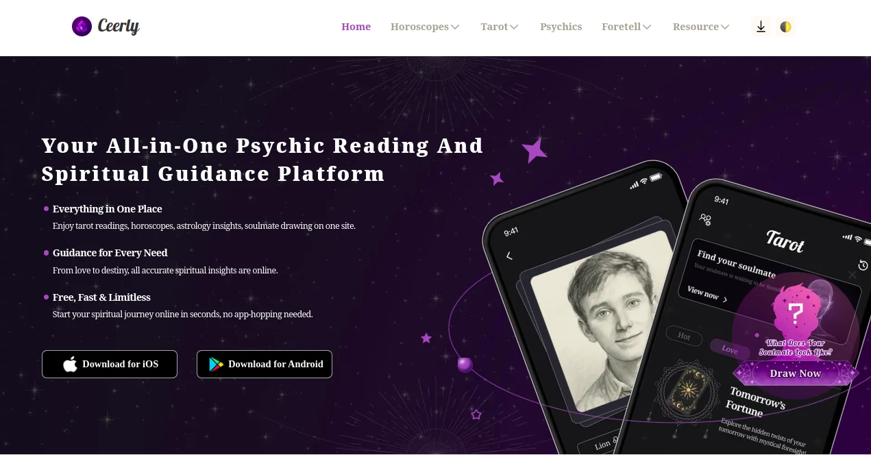 Screenshot of Ceerly – An AI tool in the ,AI Life Assistant ,AI Fun Tools ,AI Religion ,Other  category, showcasing its interface and key features.