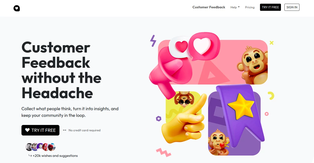 Screenshot of Customer Feedback – An AI tool in the ,AI Analytics Assistant ,AI Customer Service Assistant ,AI Response Generator  category, showcasing its interface and key features.