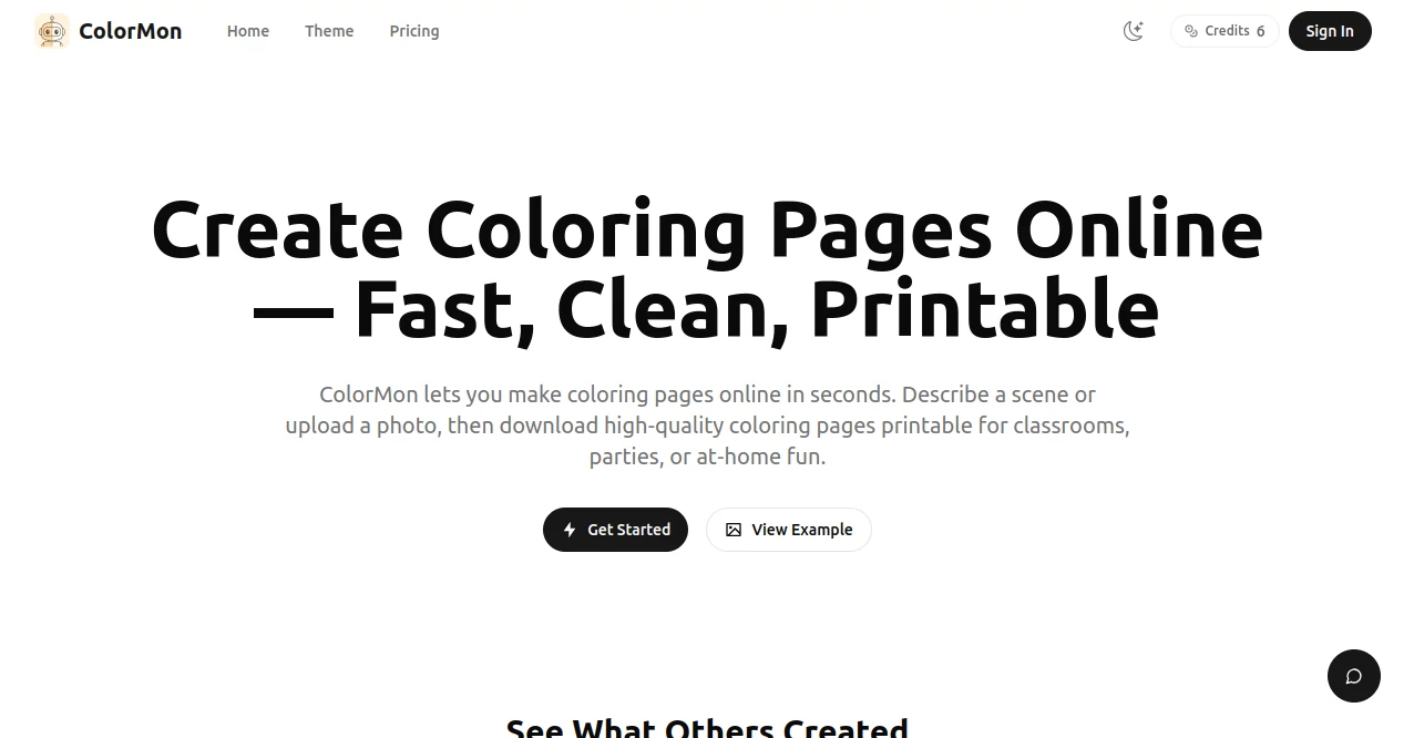 Screenshot of ColorMon – An AI tool in the ,Photo & Image Editor ,AI Image to Image ,AI Art Generator ,AI Design Generator  category, showcasing its interface and key features.