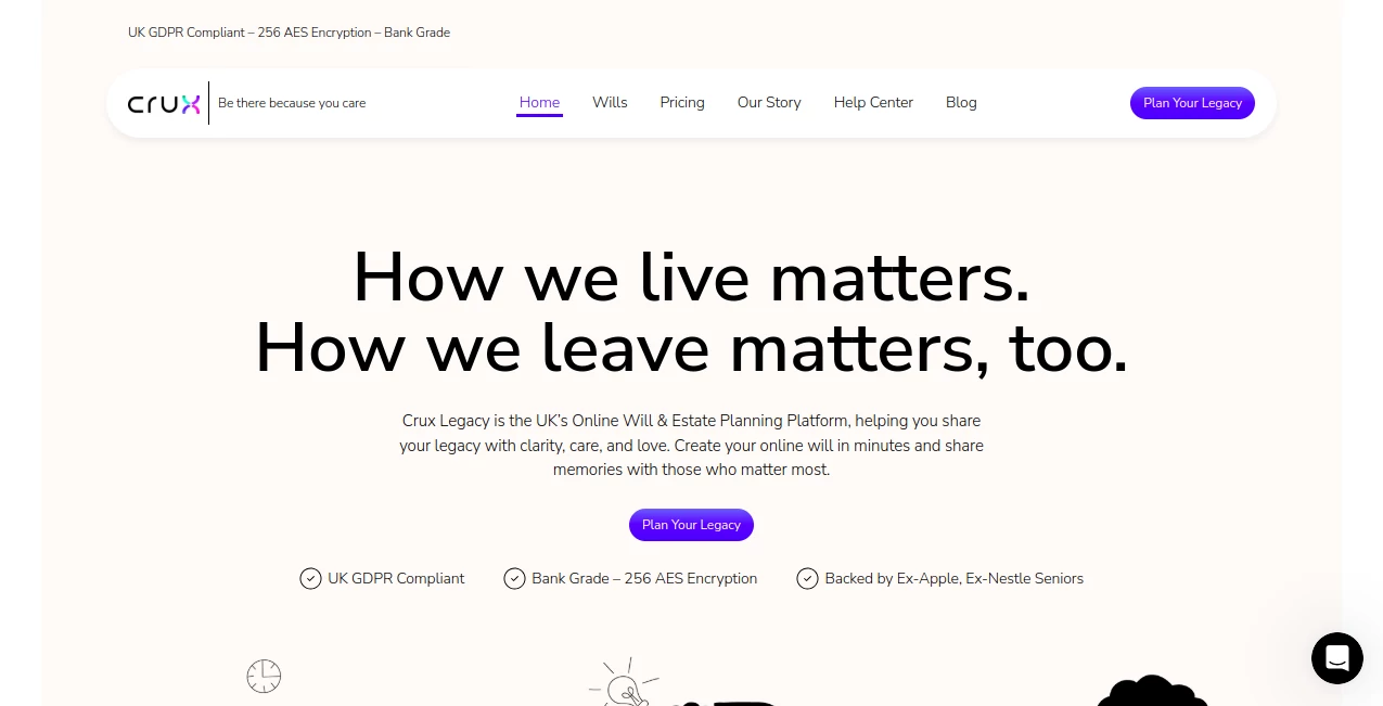 Screenshot of Crux Legacy – An AI tool in the ,AI Legal Assistant ,AI Contract Management ,AI Documents Assistant  category, showcasing its interface and key features.