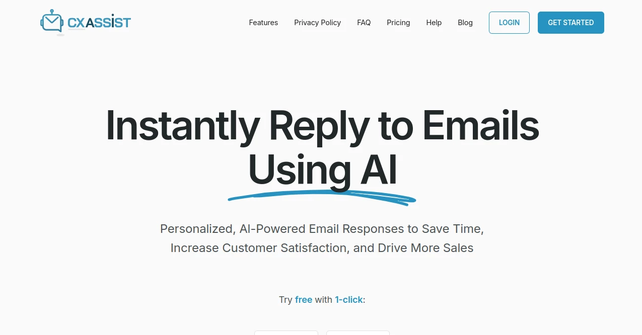 Screenshot of CXassist – An AI tool in the ,AI Customer Service Assistant ,AI Response Generator ,AI Knowledge Base ,AI Team Collaboration  category, showcasing its interface and key features.
