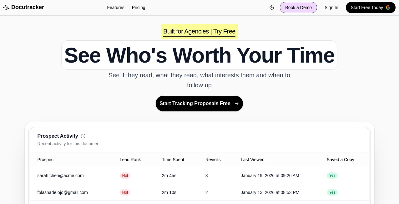 Screenshot of Docutracker – An AI tool in the ,AI Productivity Tools ,AI Documents Assistant ,AI Files Assistant  category, showcasing its interface and key features.