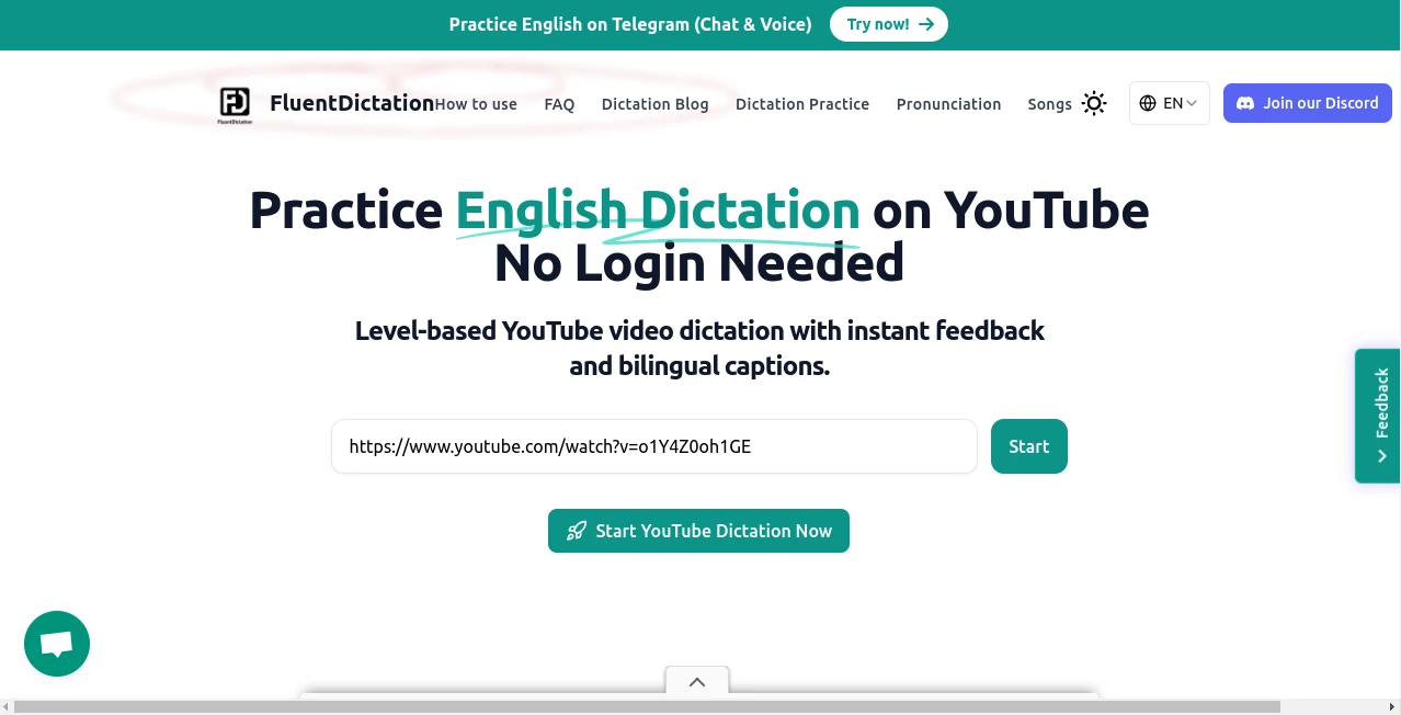Screenshot of FluentDictation – An AI tool in the ,AI Transcriber ,AI Speech Recognition ,AI Speech to Text ,AI Voice & Audio Editing  category, showcasing its interface and key features.