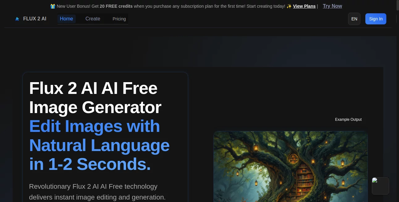 Screenshot of Flux-2-ai – An AI tool in the ,AI Text to Image ,AI Photo & Image Generator ,AI Art Generator ,AI Design Generator  category, showcasing its interface and key features.