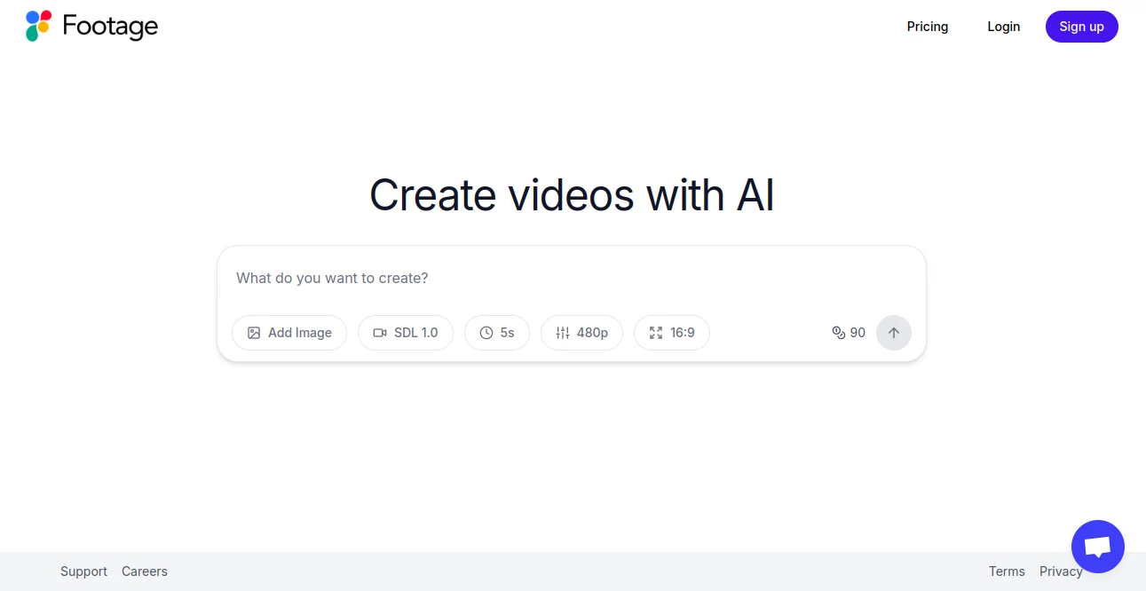 Screenshot of Footage – An AI tool in the ,AI Animated Video ,AI Video Editor ,AI Video Enhancer ,AI Video Generator  category, showcasing its interface and key features.