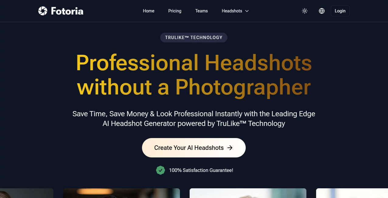 Screenshot of Fotoria – An AI tool in the ,Photo & Image Editor ,AI Image to Image ,AI Design Generator ,AI Graphic Design  category, showcasing its interface and key features.