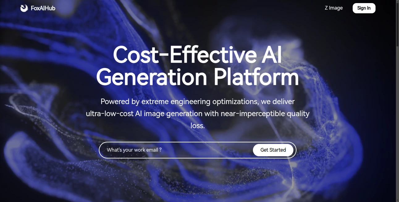 Screenshot of FoxAIHub – An AI tool in the ,AI Photo & Image Generator ,AI Video Generator ,AI Developer Tools ,AI Music Generator  category, showcasing its interface and key features.