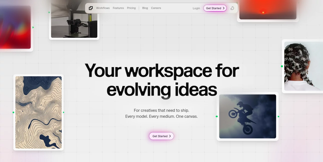 Screenshot of Fuser Studio – An AI tool in the ,AI Creative Writing ,AI Image to Video ,AI Video Generator ,AI Design Assistant  category, showcasing its interface and key features.