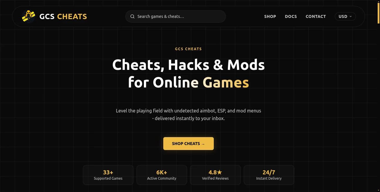 Screenshot of GCS Cheats – An AI tool in the ,AI Fun Tools ,AI Game  category, showcasing its interface and key features.
