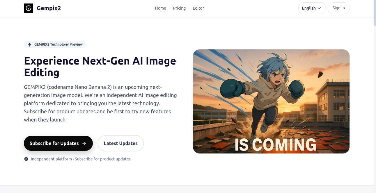 Screenshot of Gempix2 – An AI tool in the ,Photo & Image Editor ,AI Image to Image ,AI Art Generator ,AI Design Generator  category, showcasing its interface and key features.