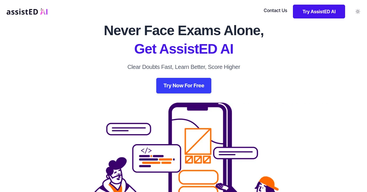 Screenshot of AssistED AI – An AI tool in the ,AI Homework Helper ,AI Coaching ,AI Quizzes ,AI Education Assistant  category, showcasing its interface and key features.