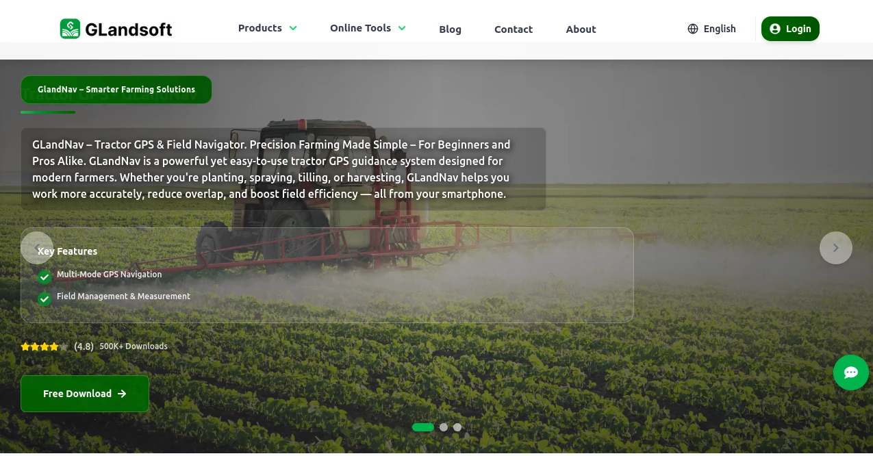 Screenshot of GLandNav – An AI tool in the ,Other  category, showcasing its interface and key features.