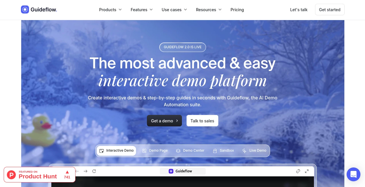 Screenshot of Guideflow – An AI tool in the ,AI Productivity Tools ,AI Task Management ,AI Team Collaboration ,AI Project Management  category, showcasing its interface and key features.