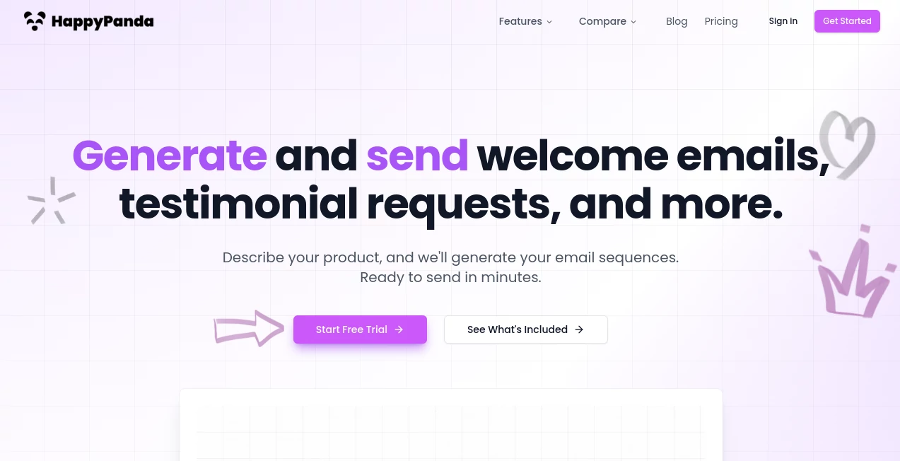Screenshot of HappyPanda – An AI tool in the ,AI Analytics Assistant ,AI Customer Service Assistant ,AI Email Assistant ,AI Forms & Surveys  category, showcasing its interface and key features.