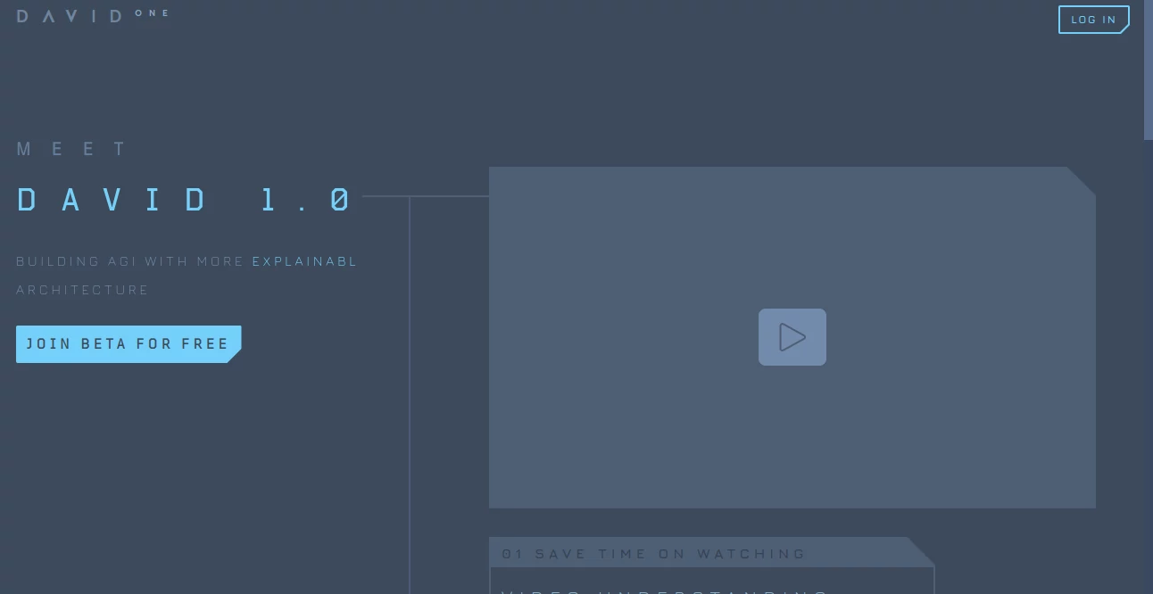 Screenshot of David One – An AI tool in the ,AI Documents Assistant ,AI Files Assistant ,AI Meeting Assistant ,AI Productivity Tools  category, showcasing its interface and key features.