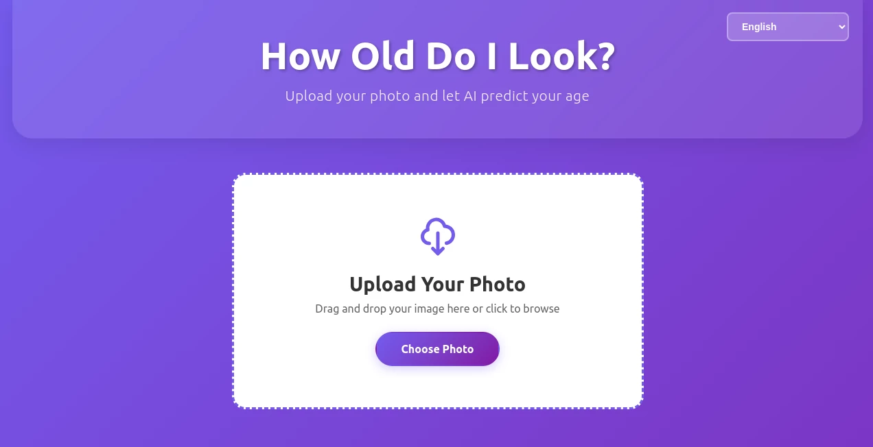 Screenshot of How Old Do I Look? – An AI tool in the ,Photo & Image Editor ,AI Selfie & Portrait ,AI Image Recognition ,AI Fun Tools  category, showcasing its interface and key features.