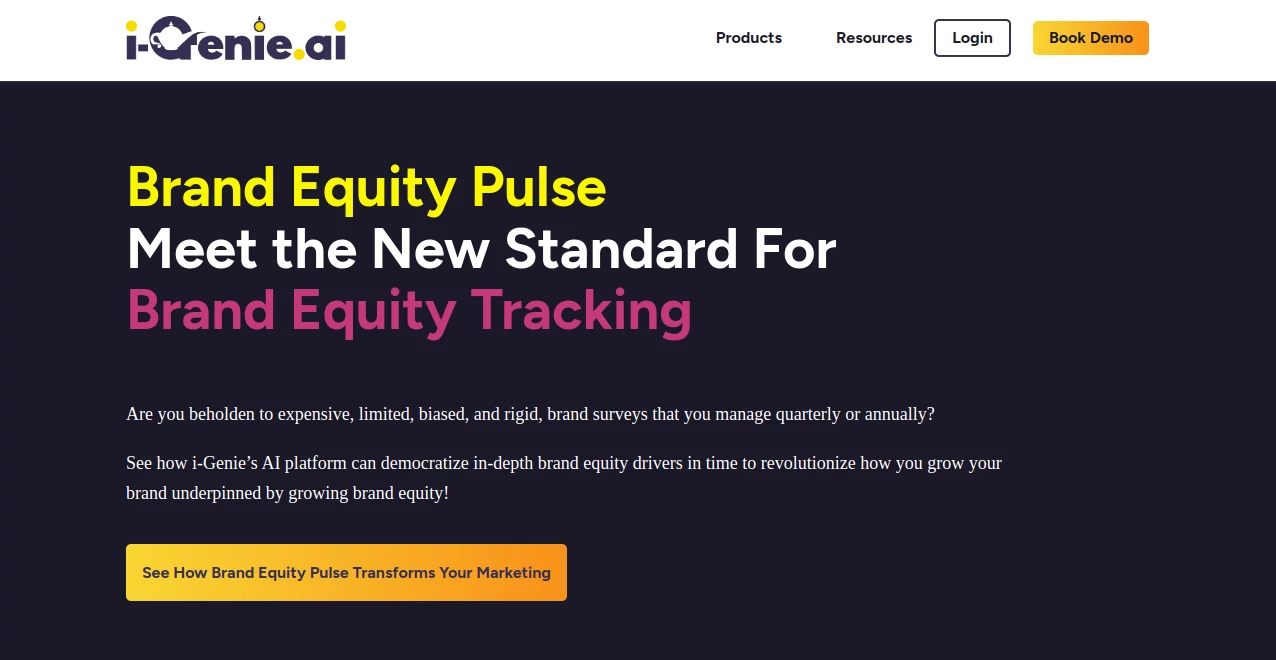 Screenshot of Brand Tracking Software – An AI tool in the ,AI Analytics Assistant ,AI Customer Service Assistant ,Business ,Marketing  category, showcasing its interface and key features.
