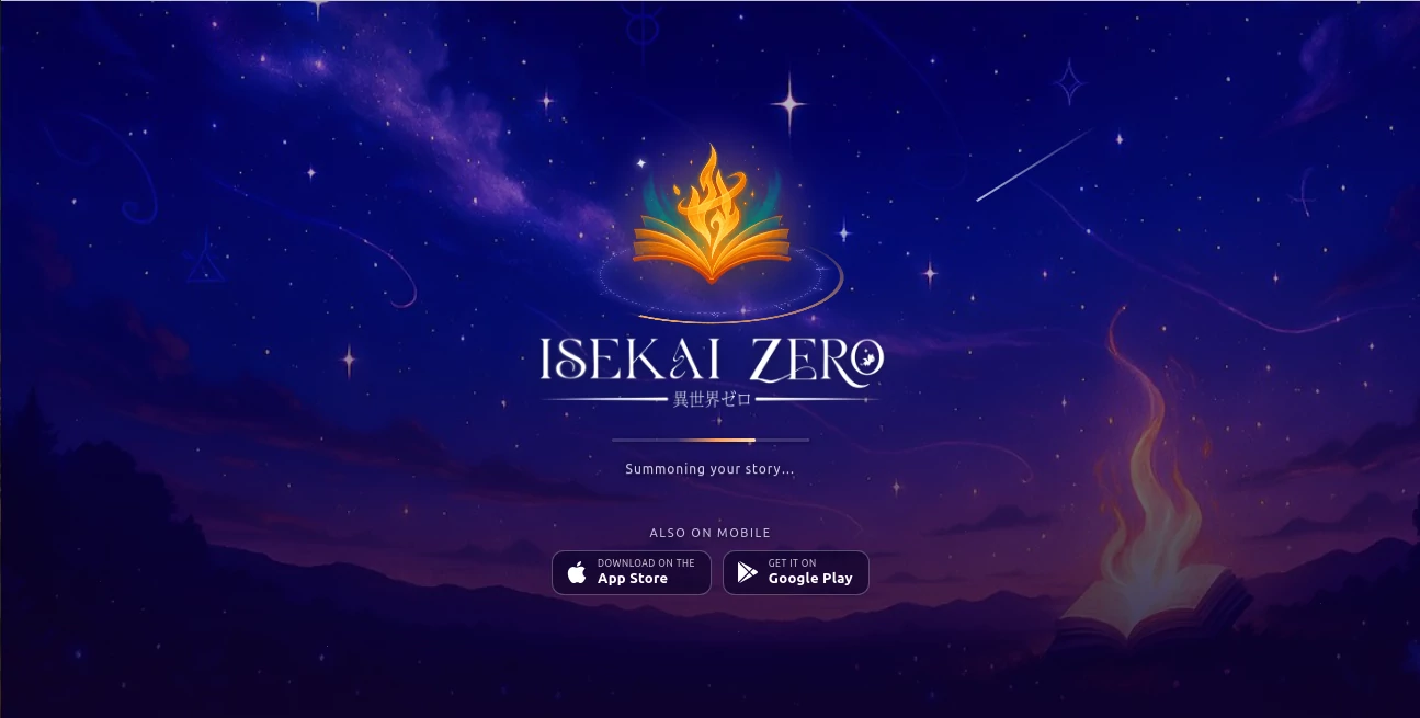 Screenshot of ISEKAI ZERO – An AI tool in the ,AI Creative Writing ,AI Character ,AI Chatbot ,AI Story Writing  category, showcasing its interface and key features.