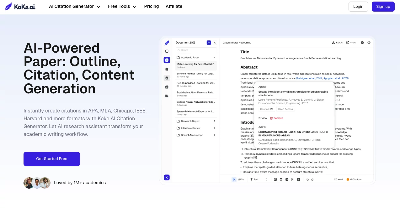 Screenshot of Koke AI – An AI tool in the ,AI Monitor & Report Builder ,AI Data Mining ,AI Web Scraping ,AI Research Tool  category, showcasing its interface and key features.