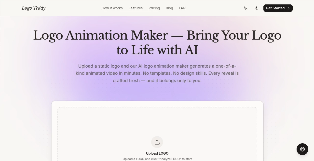 Screenshot of Logo Teddy – An AI tool in the ,AI Logo Generator ,AI Design Assistant ,AI Design Generator ,AI Graphic Design  category, showcasing its interface and key features.