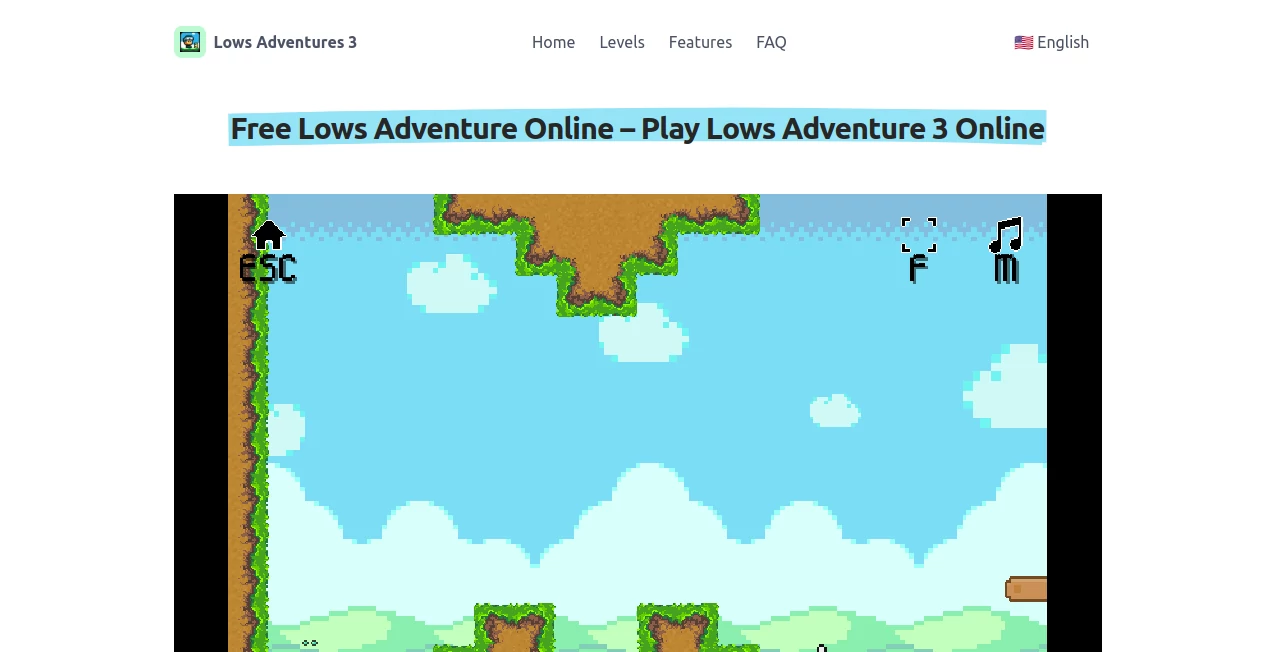 Screenshot of Lows Adventure 3 – An AI tool in the ,AI Fun Tools ,AI Game  category, showcasing its interface and key features.