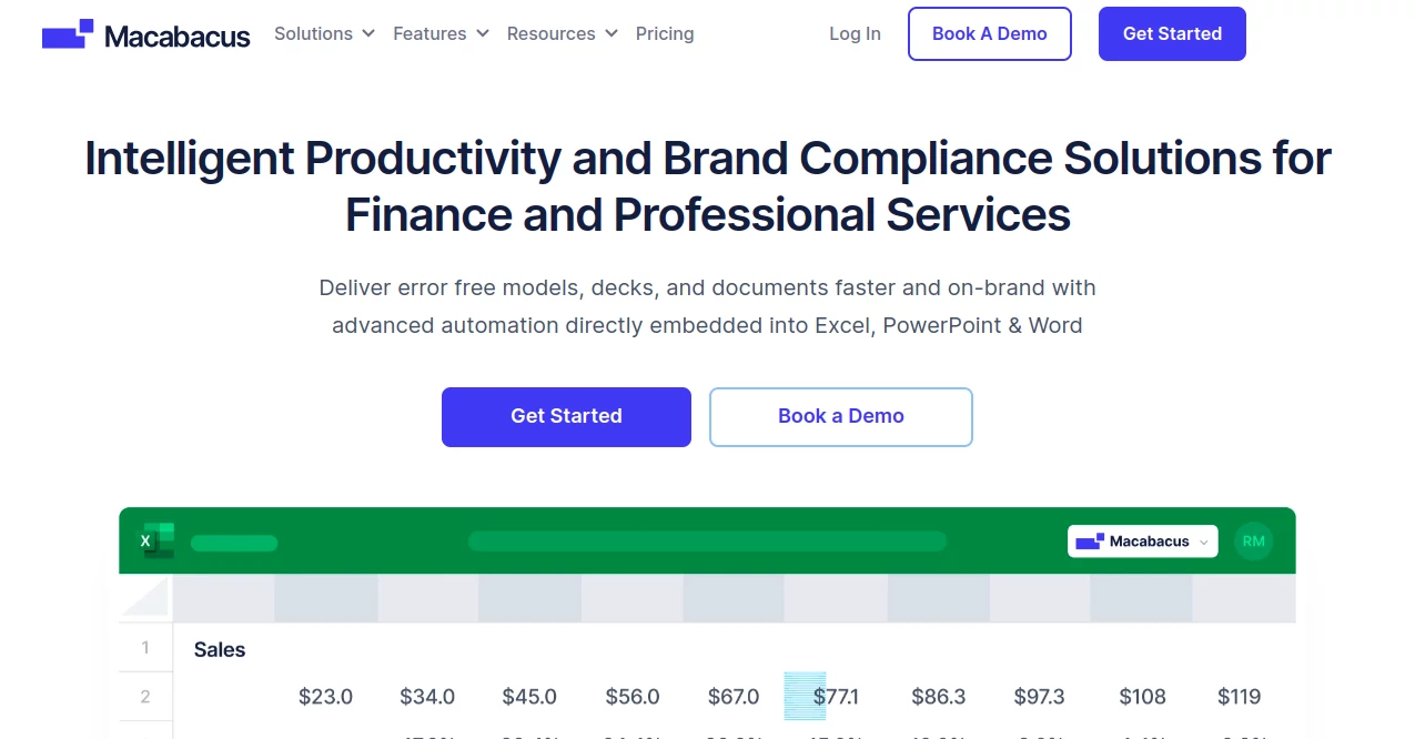 Screenshot of Macabacus – An AI tool in the ,AI Data Mining ,AI Presentation Generator ,AI Productivity Tools ,AI Documents Assistant  category, showcasing its interface and key features.