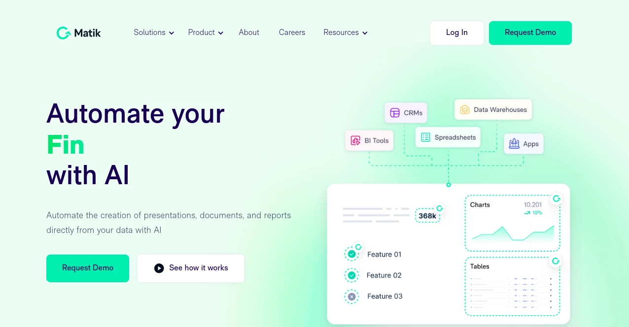 Screenshot of matik – An AI tool in the ,AI Report Writing ,AI Research Tool ,AI Productivity Tools ,AI Project Management  category, showcasing its interface and key features.