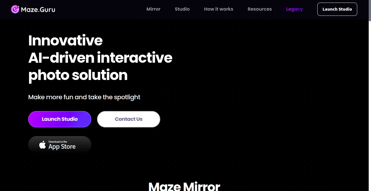 Screenshot of Maze Guru – An AI tool in the ,AI Text to Image ,AI Photo & Image Generator ,AI Animated Video ,AI Art Generator  category, showcasing its interface and key features.