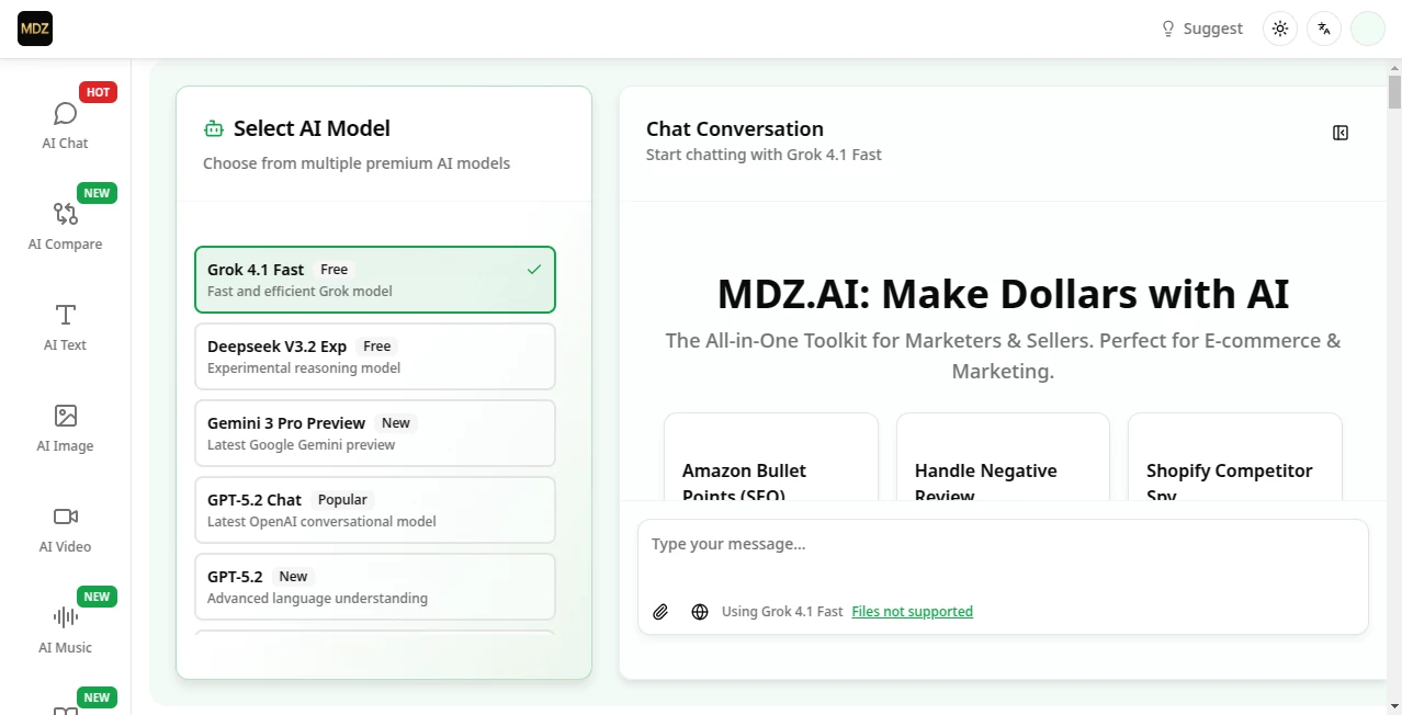 Screenshot of multic – An AI tool in the ,AI Product Description Generator ,AI E-commerce Assistant ,AI Ad Generator ,AI Marketing Plan Generator  category, showcasing its interface and key features.
