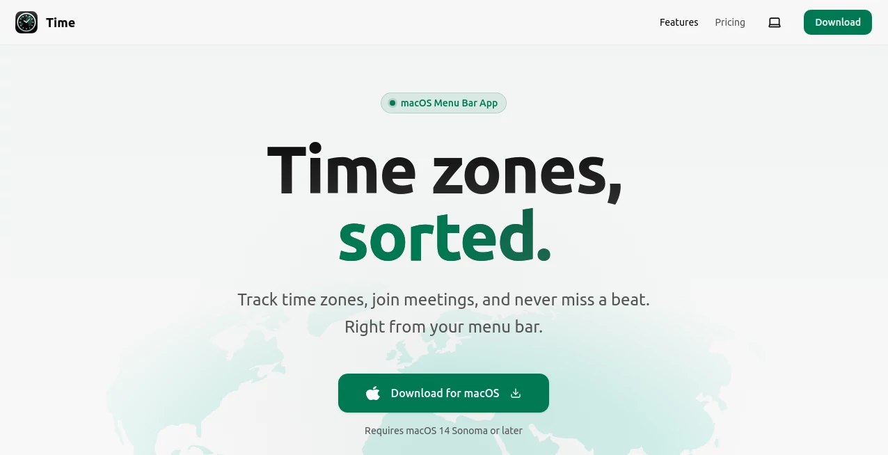 Screenshot of Time – An AI tool in the ,AI Life Assistant ,AI Productivity Tools  category, showcasing its interface and key features.