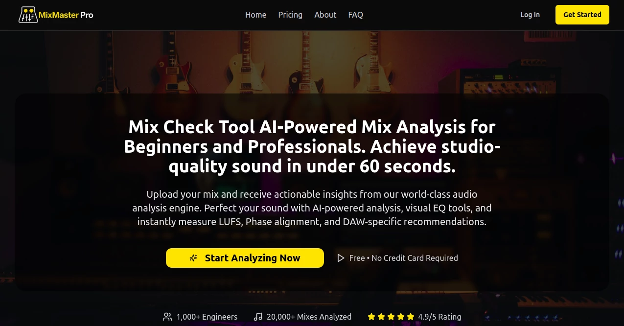Screenshot of MixMaster Pro – An AI tool in the ,AI Music Generator ,AI Voice & Audio Editing ,AI Repurpose Assistant  category, showcasing its interface and key features.