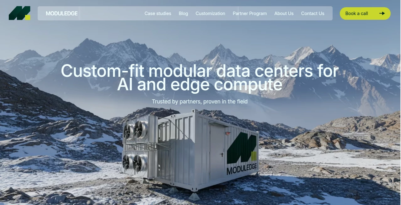 Screenshot of ModulEdge – An AI tool in the ,AI No-Code & Low-Code ,AI Developer Tools ,AI Design Generator ,AI Website Designer  category, showcasing its interface and key features.