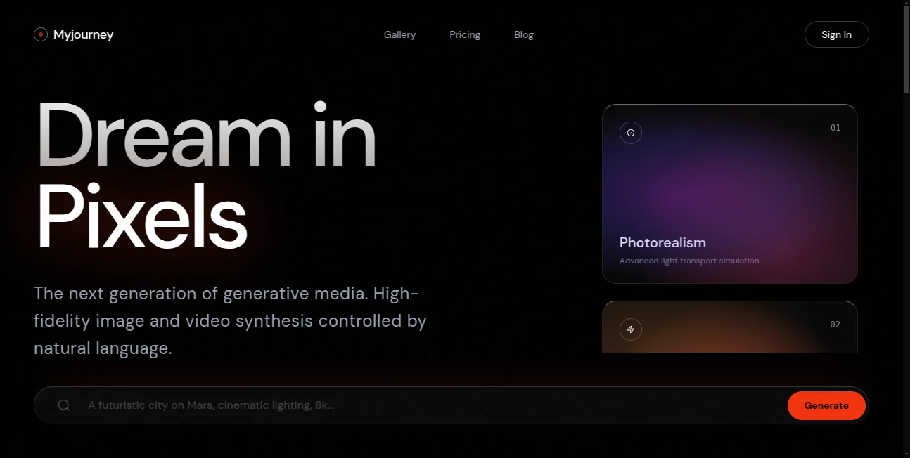 Screenshot of Myjourney – An AI tool in the ,AI Life Assistant ,AI Notes Assistant ,AI Documents Assistant  category, showcasing its interface and key features.