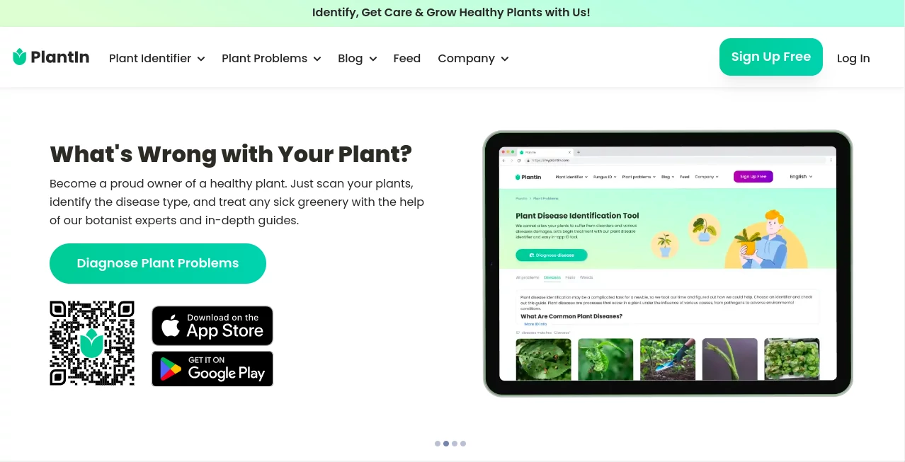 Screenshot of Instantly Identify Any Plant – An AI tool in the ,AI Education Assistant ,Chatbot ,AI Task Management ,AI Gift Ideas ,AI Notes Assistant ,AI Image Recognition ,AI Scheduling ,AI Product Description Generator  category, showcasing its interface and key features.