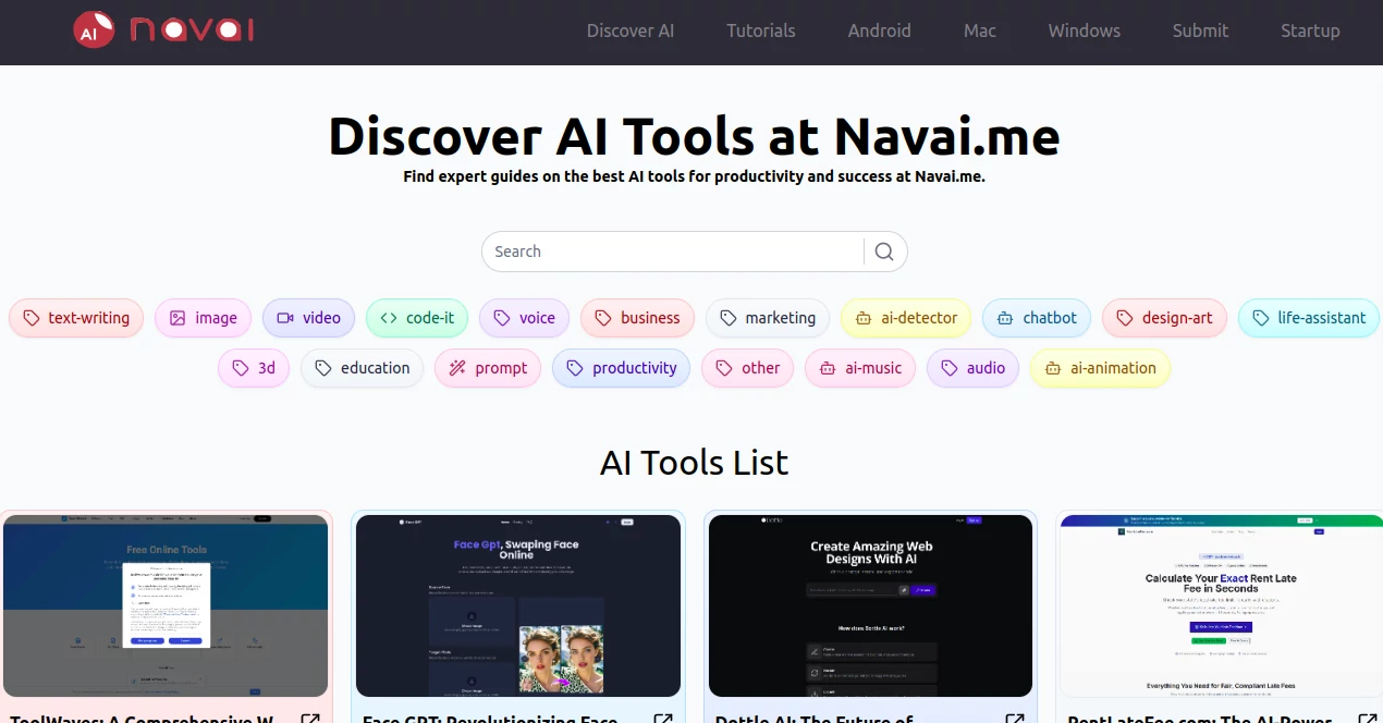 Screenshot of Nav Ai – An AI tool in the ,AI Cover Letter Generator ,AI Interview Assistant ,AI Recruiting ,AI Resume Builder  category, showcasing its interface and key features.