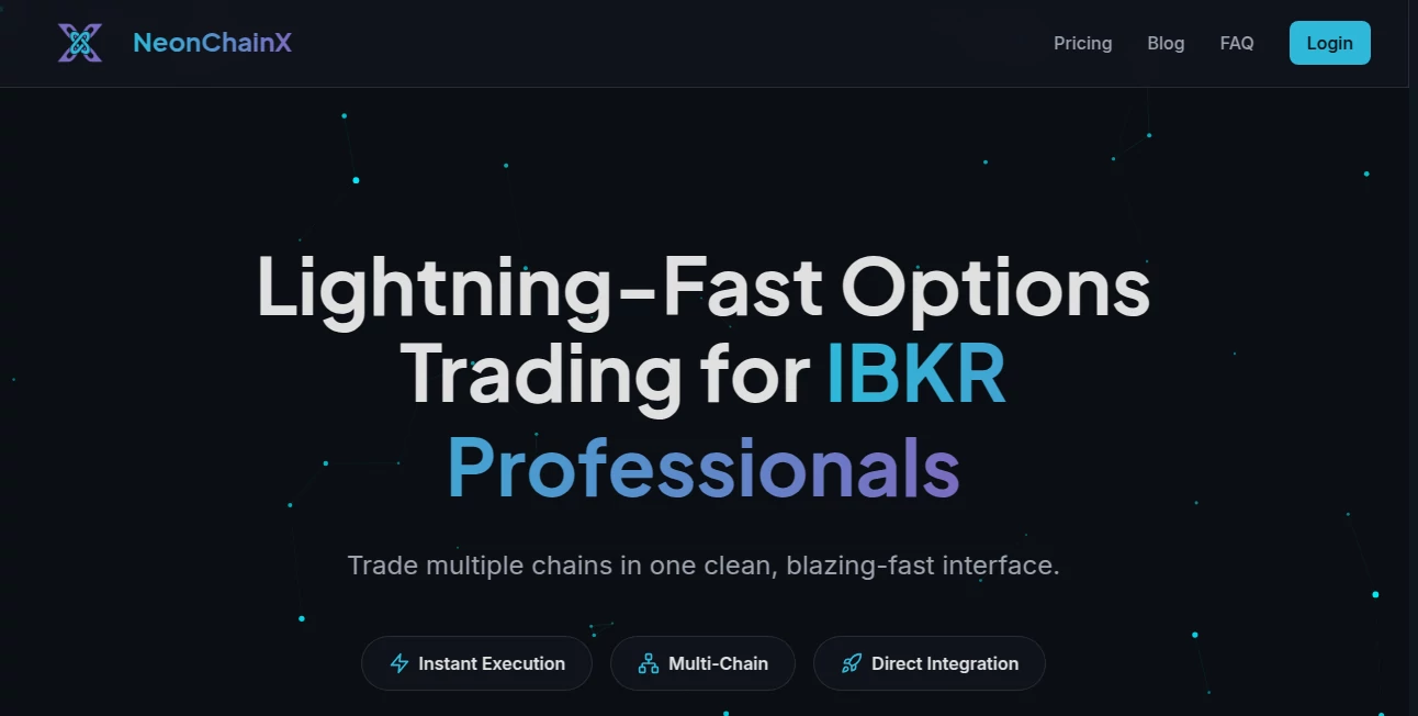 Screenshot of NeonChainX – An AI tool in the ,Other  category, showcasing its interface and key features.